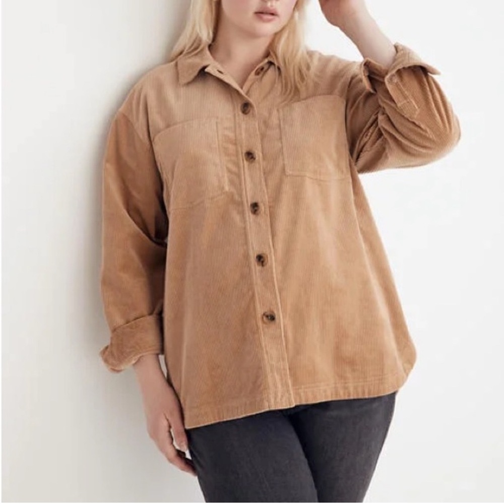 Madewell Corduroy button down Jacket (shacket)